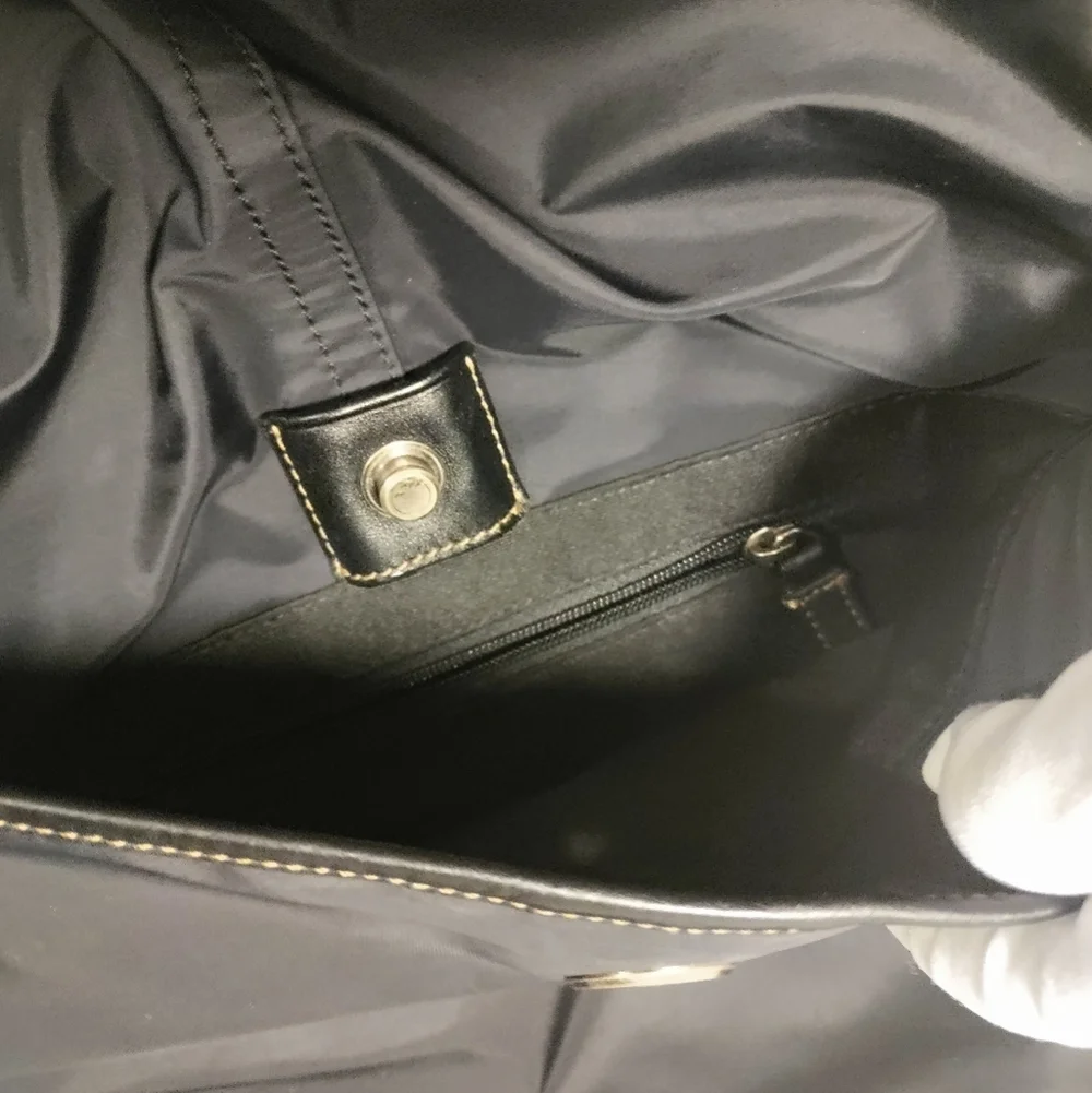 🗼RARE🗼Coach unisex black nylon messenger bag 5373